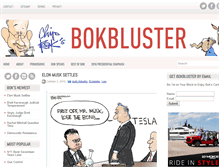 Tablet Screenshot of bokbluster.com
